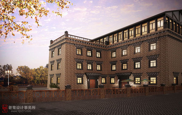 稻城亞丁帝貝主題酒店設(shè)計